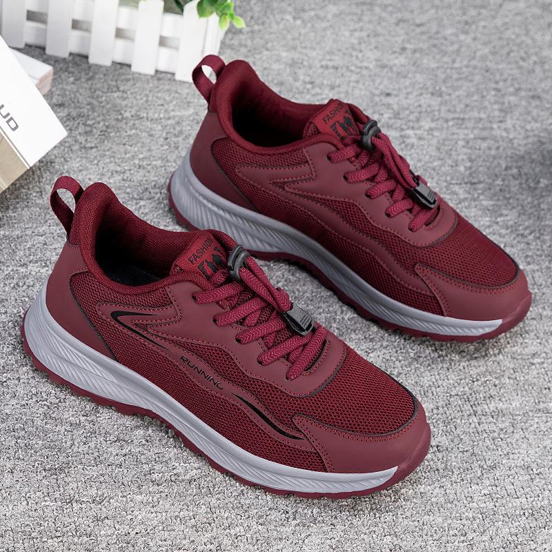 

Мужская и женская спортивная обувь, новые дышащие повседневные туфли с хлопчатобумажной тканью, легкие кроссовки с мягкой подошвой для бега на все времена года, одиночные туфли большого размера со шнуровкой 36