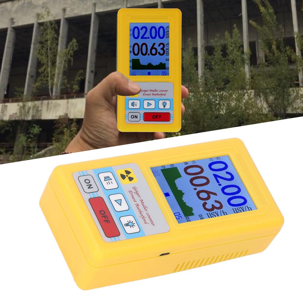 BR 6 Counter Nuclear Radiation Detector Counter Nuclear Radiation Detector Monitor Dosimeter for Home Outdoor Industry Laboratories