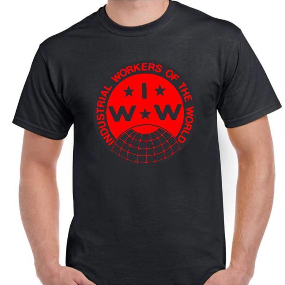 Индустриальные рабочие мира Забастовка Антифашистский союз IWW Футболка XXXXL