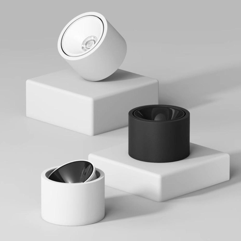 Adjustable Angle 7W Led Spotlight Anti-glare Surface Mounted Led Down Light Energy Saving Dimmable Ceiling Spot Light Gallery