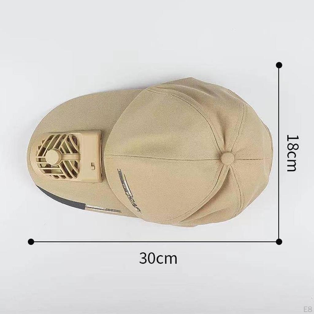 Baseball Outdoor Peaked Hat Battery Operated Fan USB Charging Hats for Kids