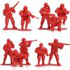 13/48pcs 1.97inch Red/Blue Plastic Soldier Figurine Scene Sand Table Exercise Desktop Room Decoration Collection Gifts YMY