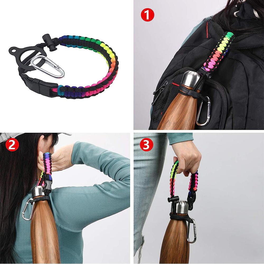 Water Bottle Handle Straps, Durable Strap Carriers for Outdoor Activities
