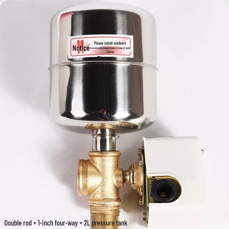 Intelligent Self-Priming Booster Pump with Stainless Steel Tank & Automatic Pressure Controller for Households