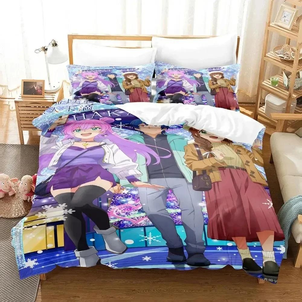 Anime Mehr als verheiratetes Paar, aber keine Liebhaber Bettwäsche Set Schlafzimmer Weiche Moderne Tagesdecken Bequem Weich mit Weichem Stoff Bettbezug Kissenbezug