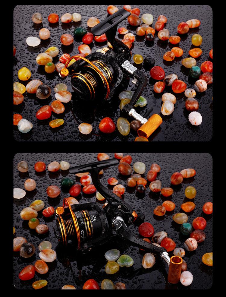 HAYA Spinning Fishing Reel JK1000 to 7000 Anti-Twist Line Roller Abrasion Resistance High Performance 1000 Series&12&Left Hand