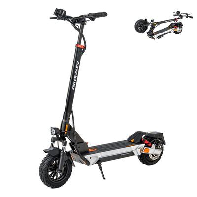 Kukirin M4 Ma× Mestská elektrická kolobežka s 800 W, 48 V 18,2 Ah, 45 km/h, 10" kolesá, kotúčové brzdy, plné odpruženie, 8-svetelný systém, LED displej, IP54