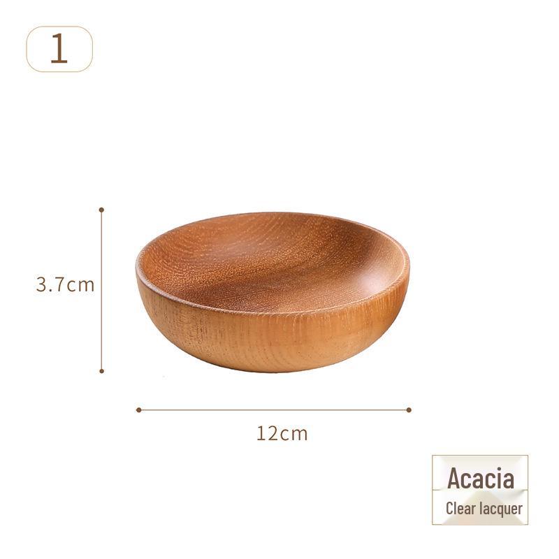 

Набор гравируемых тарелок и мисок для фруктов из акации в японском стиле для дома и отеля