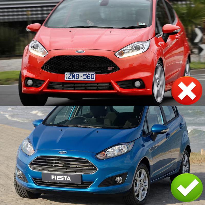 Gloss Black Car Front Bumper Splitter Lip Diffuser Body Kit Spoiler Guard For Ford Fiesta 2014 2015 2016 2017 2018 2019 Model
