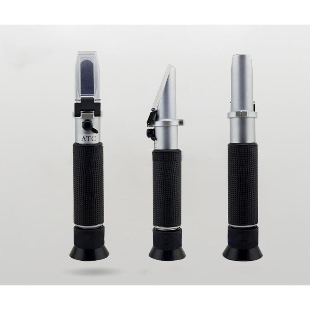 Instrumentenmessung Brix-Refraktometer Tragbares Hand-Zuckergehalt-Konzentrationsmessgerät für Honig-Fruchtsaft-Suppe