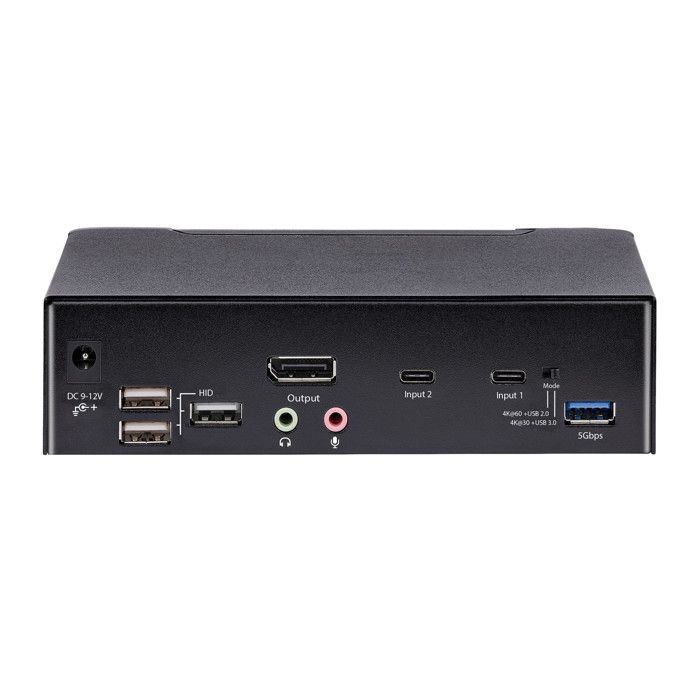 KVM Switch - STARTECH - SV231DPUCA - 2 Ports - 4K 60Hz - USB-C, DisplayPort, Thunderbolt 3/4