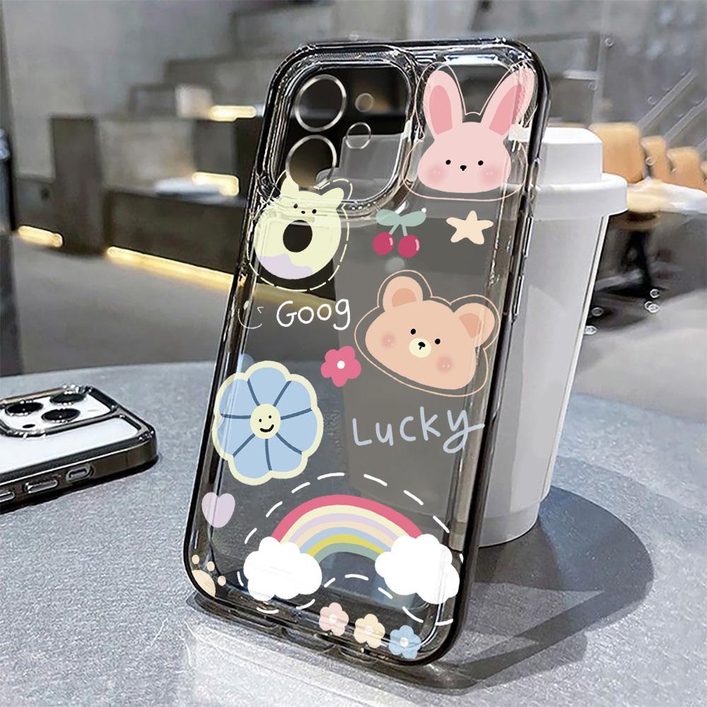 Phone Case for iPhone 11 12 13 14 15 16 17 Pro Max Case Samsung A36 A56 A06 A05 A15 A55 Case Xiaomi 11 12 Redmi 12C Note 11 12 13 9 10 C65 Cute