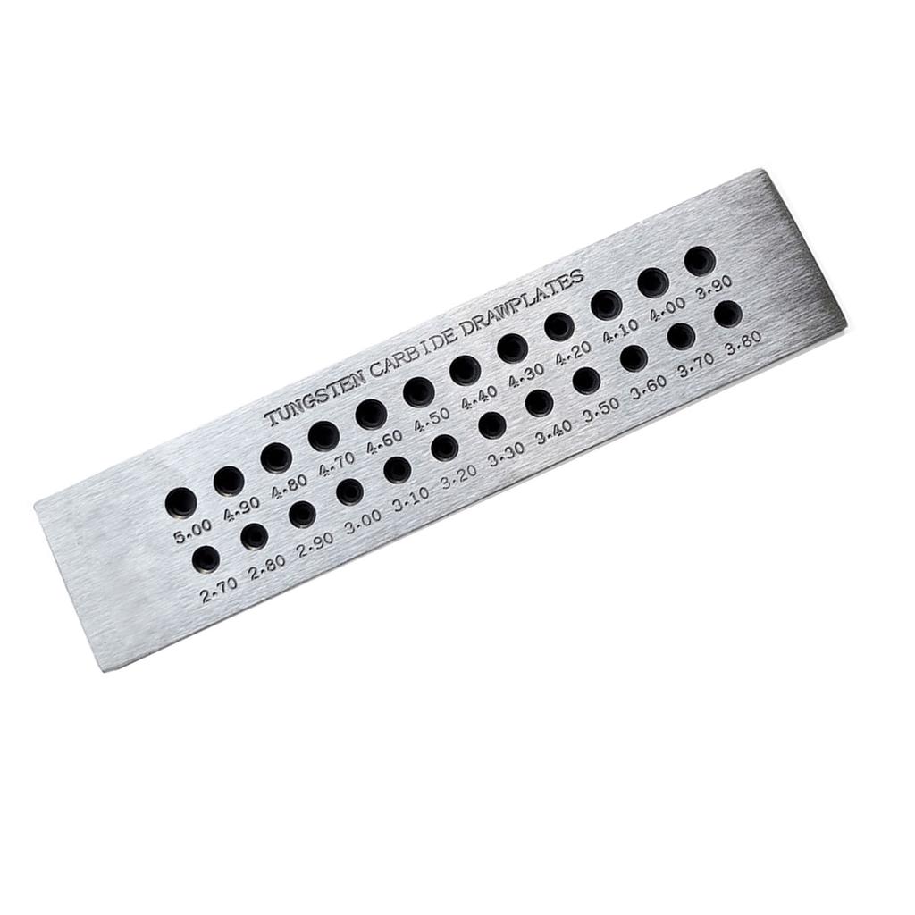 Jewelry Wire Drawplate Wire Shaping Tool Carbon Steel Wire Shaping Plate Jewelry Crafting Tool for Jewelry Making