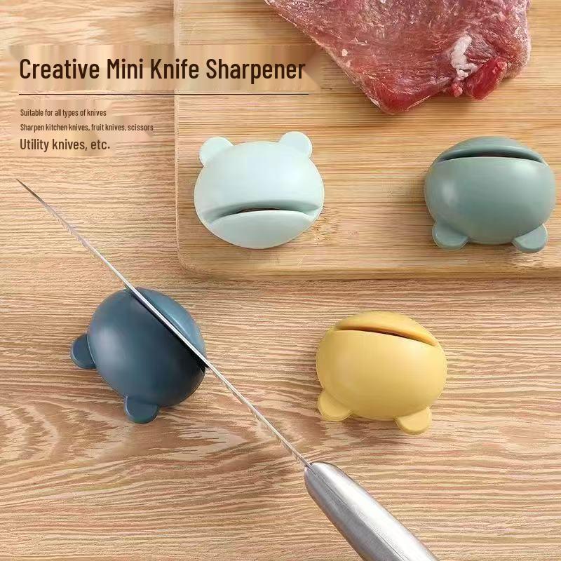 Multi-functional Kitchen Knife & Scissors Sharpener: Quick Stone for Fine Grinding & Fast Blade Sharpening