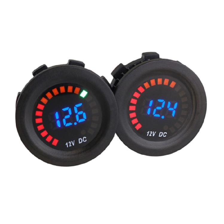 LED Digital Display Voltmeter Car Motorcycle Voltage Volt Gauge Panel Meter 12V