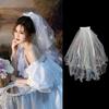 1 Wedding Bridal Headcloth Butterfly Photography Prop Colorful Butterfly Headcloth Accessory