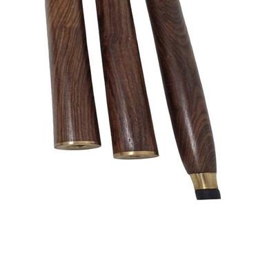 Curved with Cane  Handle Brass Wooden Walking Stick Collectible for Men Husband Anniversary Christmas