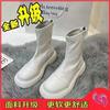 Short boots women's spring and autumn 2025 new Internet celebrity fashion versatile zipper muffin thick bottom non-slip thin boots tide