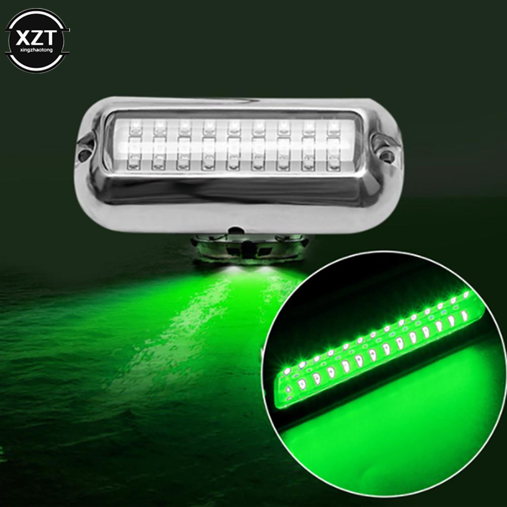 12V24V Underwater Light Speedboat Boats Lamp LED Navigation Ship Stainless Steel Waterproof Electric Light Ship Accessories