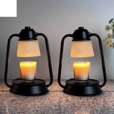 Candle Warmer Lamp With 2 Bulbs Kerosene Lamp Shape Large Size Candle Lamp For Top-Down Candle