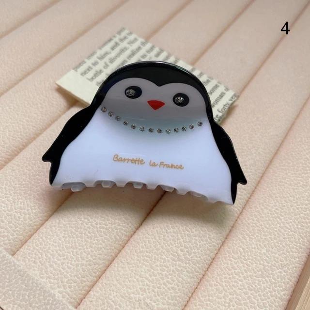 

Заколка для волос с французским дизайном в виде птицы, соответствующего цвета, заколка для волос с изображением акулы, заколка для волос с павлином, попугаем и уксусной кислотой 1