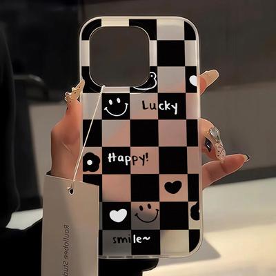 Mobile Phone Cases for iPhone 11 13 15 Pro Max 12 14 Pro Max Case iPhone 16 15 Plus 13 Pro 12 Frosted Texture Painted Cartoon Flowers