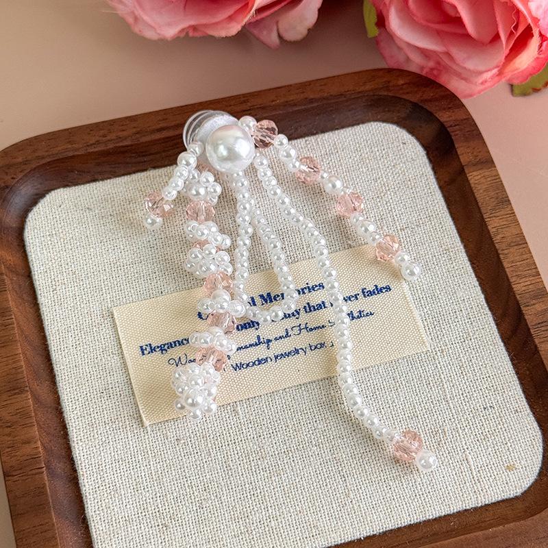 Shoe Decorations Beaded Imitation Pearl Artificial Crystal Hole Shoes Charms Decorations DIY Shoes Flower Buckle Accessories