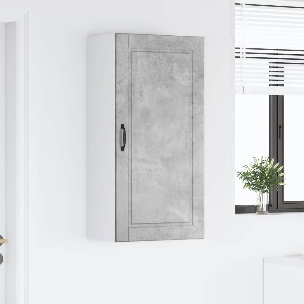 Wall Cabinet PORTO Concrete Grey 50 x 31 x 100 cm Engineered Wood