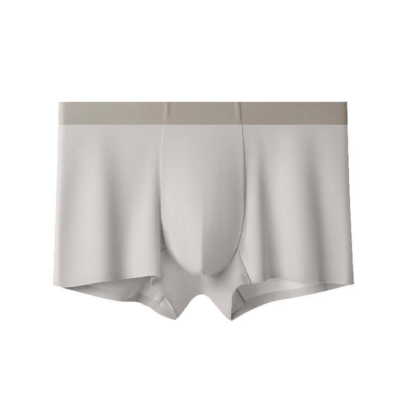 Men's 7A Combed Cotton Boxer Briefs - Antibacterial, Seamless, Breathable, Loose Fit, Plus Size.