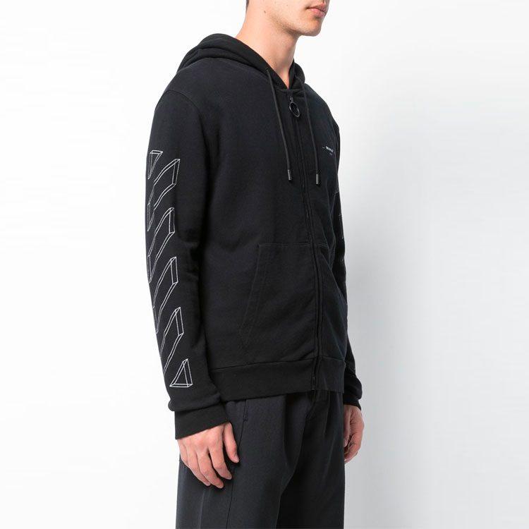OFF WHITE Sweatshirt Men's Black OMBB033E181920021001
