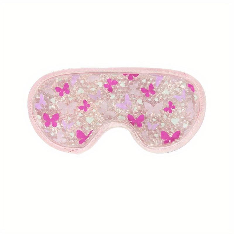 1Pc Gel Cooling Eye Mask for Eyes - Reusable, Adjustable, Soothing Ice Pack Eye Mask with Plush Backing, Paraben Free