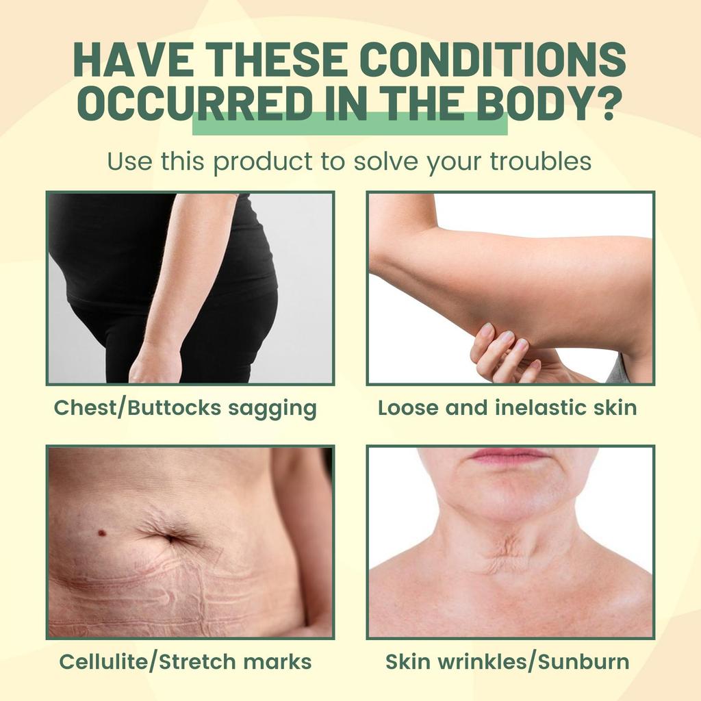 30ml Collagen Body Oil for Skin Tightening and Firming Anti Stretch Mark Massage Oil for Belly Thighs Butt Body Sculpting