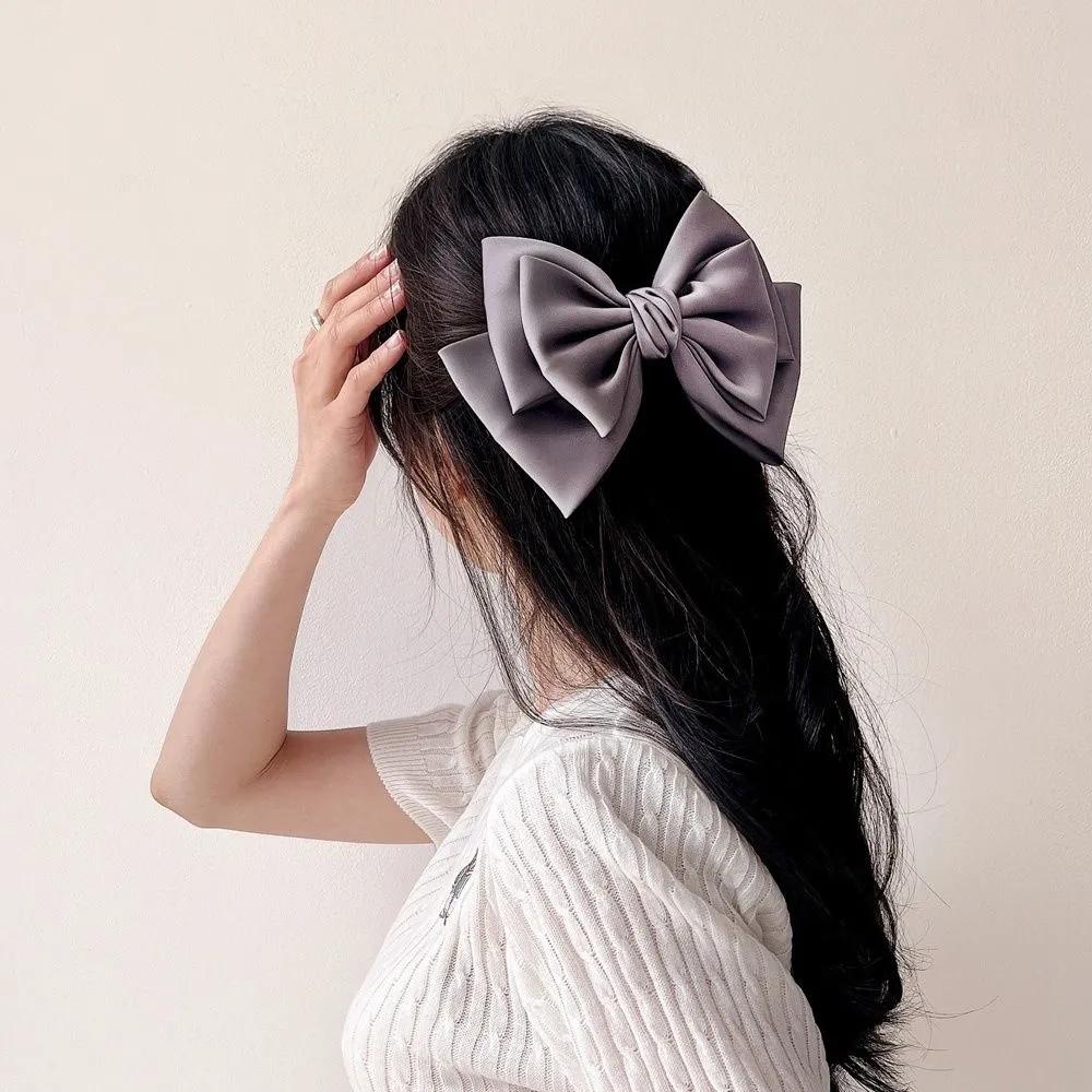 Living Plus School Arts Event Guest Look Date Ribbon Hairpin Gray