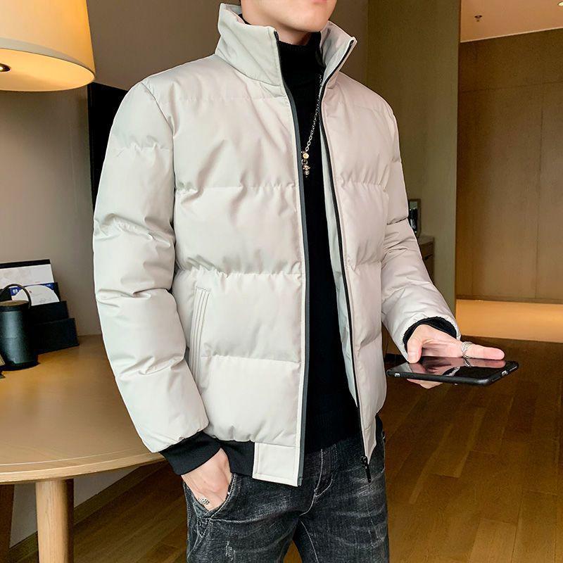 Herren Winter Baumwolljacke mit Kapuze - Warm, verdickt, lässiger Mantel für Herbst & Winter 2025