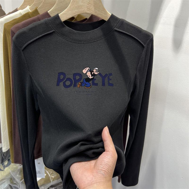 

Spring/Autumn Korean-Style T-shirt for Middle & High School Kids: New Fashion Innerwear/Outerwear 120 for height ~115cm