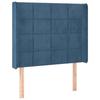 VidaXL Tête de Lit à LED Meuble de Chambre à Coucher Accessoire de Lit Simple Tête de Cadre de Lit Intérieur Bleu Foncé 3124088