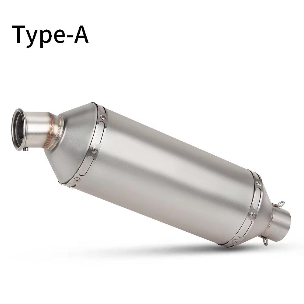 Stainless Steel 51MM Extended Oval Motorcycle Exhaust Tailpipe