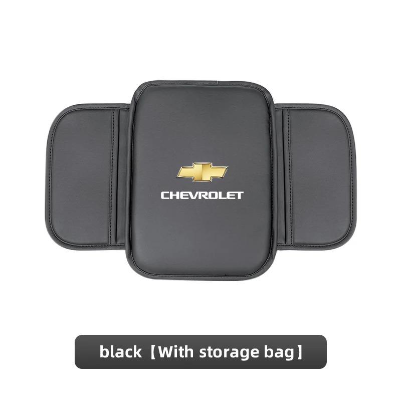 

Car Leather Armrest Box Heighten Protective Pad Memory Foam Arm Rest Cushion For Chevrolet Silverado Impala Malibu Equinox Cruze чёрный