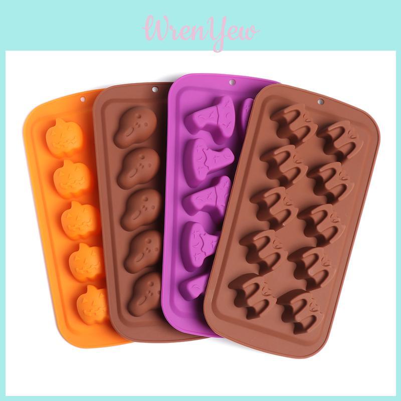High-quality Silicone Halloween Pumpkin Chocolate Mold For Festive Desserts And Treats