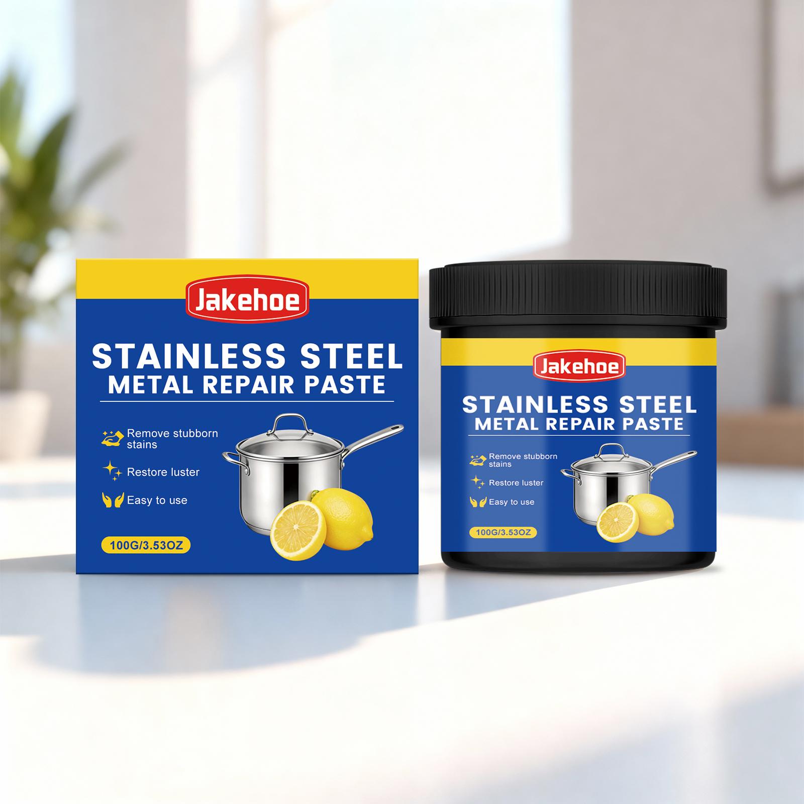 

Multi-Purpose Metal Care Paste | Cleans, Removes Rust, Polishes & Restores Stainless Steel & Metal Surfaces 100g