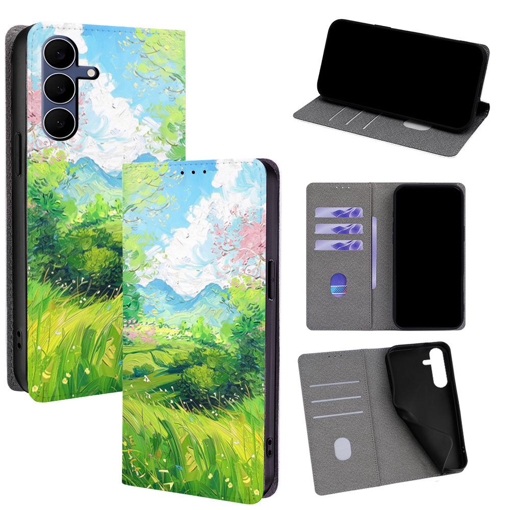 Huawei Enjoy 70/80 Pro Leather Case: Fashionable, Creative Color Painting, Full Coverage, Anti-drop Flip Shell