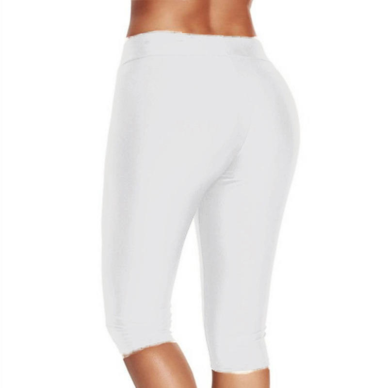 Women Fashion Casual Summer Sports Cropped Pants Slim Fit Running Fitness Yoga Leggings