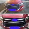 Für Toyota Innova 2016 2017 2018 2019 Frontgrill Netz Zieraufkleber 2 Stück/Set ABS Chrom Dekoration Abdeckung Zierleiste Zubehör