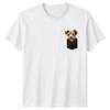 Yorkshire Terrier Puppy Dog Animals Unisexs TShirt Unisexs Tee Pocket Graphic