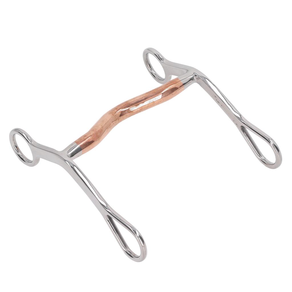 Horse Mouth Bit Stainless Steel Horse Breaking Bit Wear Resistant Corrosion Resistant Horse Snaffle Bit for Farm