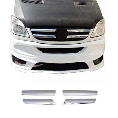 Chrome Front Grill for Sprinter W906 Exterior Accessory Stainless Steel Modification for Sprinter Front Bumper 2006-2012 Years