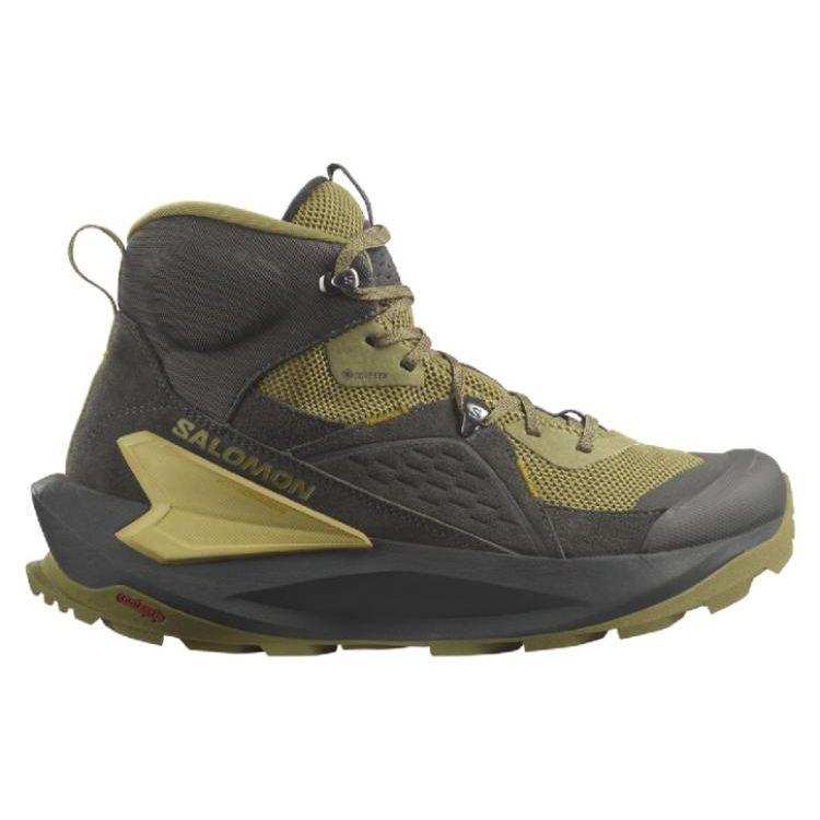 SALOMON Elixir Comfortable Non-Slip Waterproof Mid-Top Outdoor Functional Shoes Men Shoes Black 472905