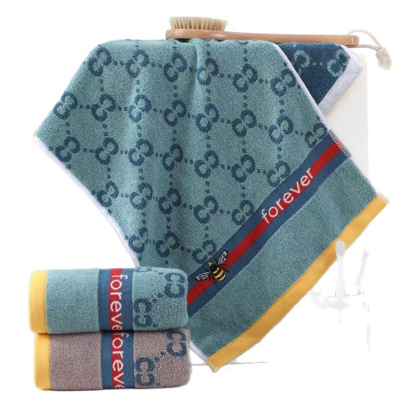 Soft, Thick Pure Cotton Bath and Face Towels - Absorbent for Men and Women