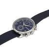 MASTER WORKS Quattro 002 MW07SN-EDNVG8 Men's Watch, Made In Japan, Quartz Movement, 41mm, Leather Strap, Chronograph, Navy Blue