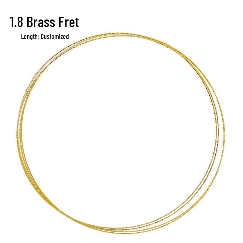 Guitar Frets: Uncut Copper White & Yellow Brass Fret Wire Set for Fingerboard